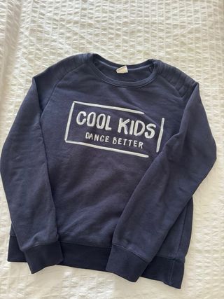 Sudadera niña azul marino