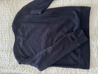 Sudadera niña azul marino