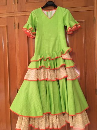 Traje de flamenca de niña