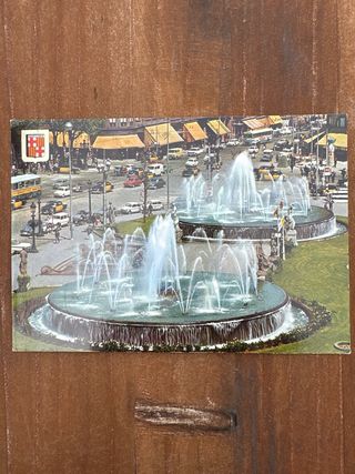 Nueve Postales antiguas de Barcelona