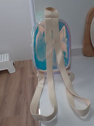 Mochila transparente niña zara