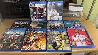 Ps4 1tb+ 2 mandos + 10 juegos