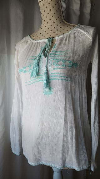 Blusa boho ibicenca