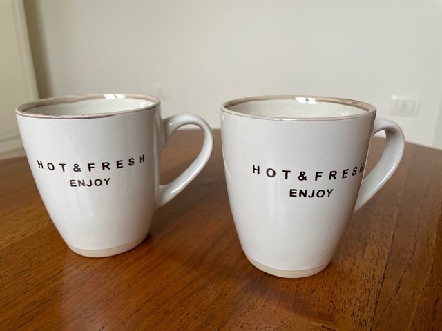 Coppia di tazze Hot & Fresh