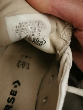 Zapatillas converse blancas