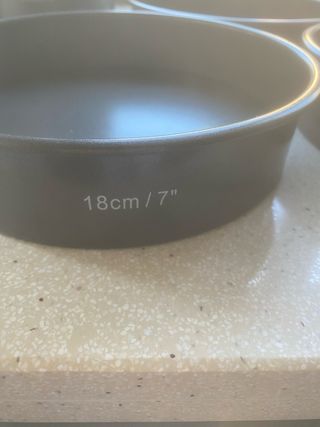 3 Moldes tartas 18 cm