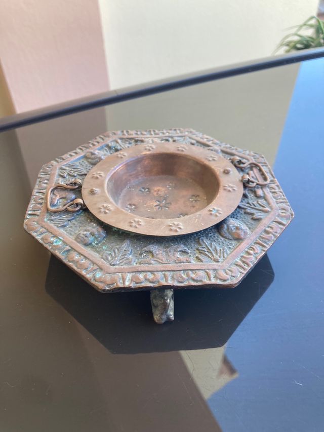 Cenicero latón/ bronce Vintage