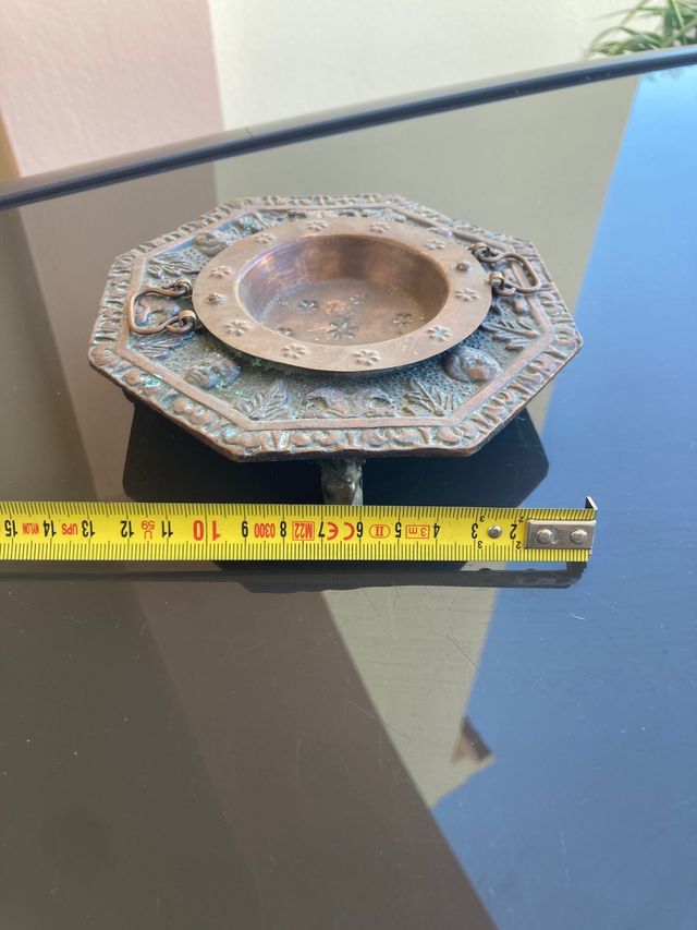 Cenicero latón/ bronce Vintage