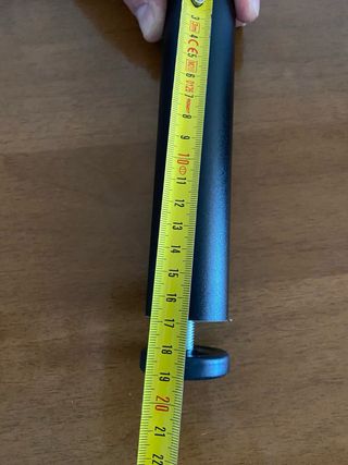 Patas para mueble de cocina negro mate aluminio