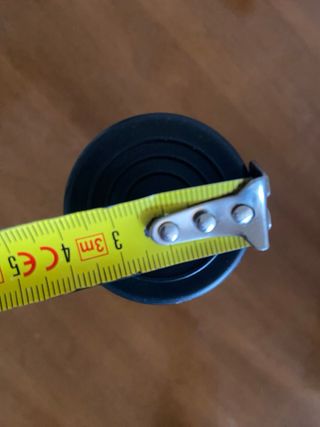 Patas para mueble de cocina negro mate aluminio