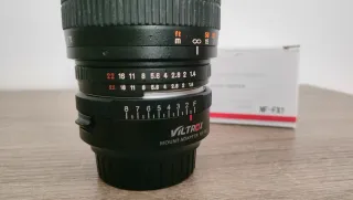 Objetivo Rokinon 85mm F1.4 Nikon y adaptador Fuji