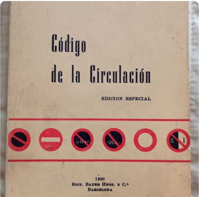 Codigo de la Circulación 1960