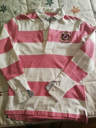 Polo de manga larga unisex.