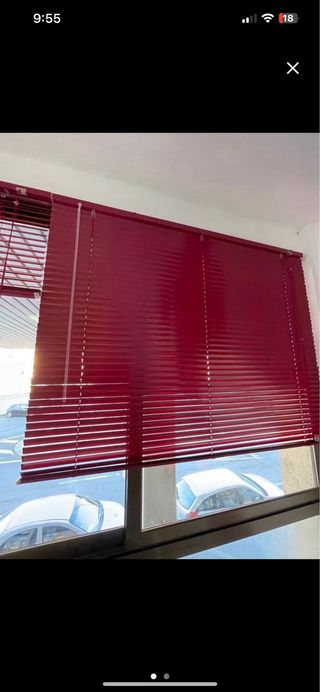 3 cortinas de Aluminio nuevas 130cm