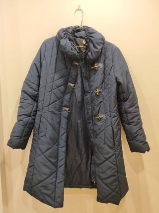Parka mujer azul marino.