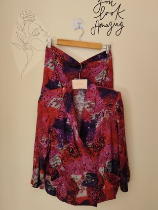 Traje vintage falda