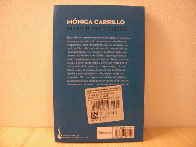 Olvidé decirte quiero.