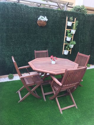 MESA JARDÍN Y SILLAS