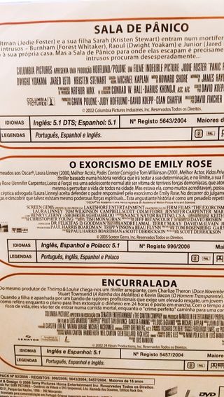 3DVD Colecção: Thriller •