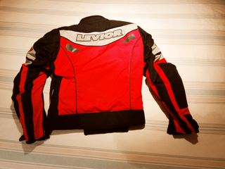 Chaqueta de moto Levior Montecarlo roja talla S