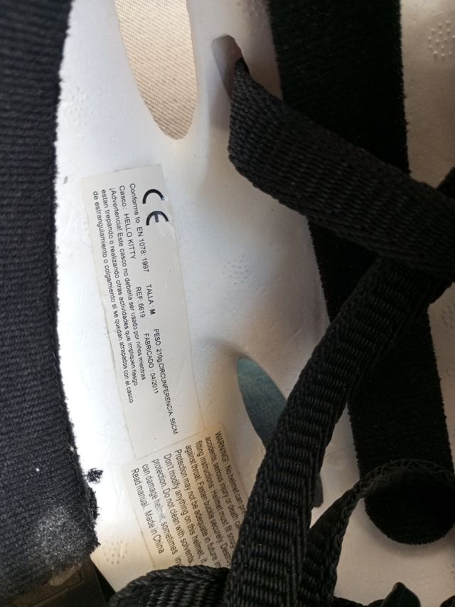 Casco Hello Kitty rosa niña M 56cm