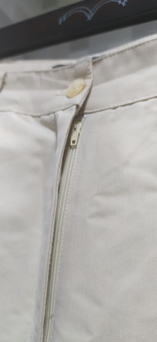 Pantalon pinzas beige