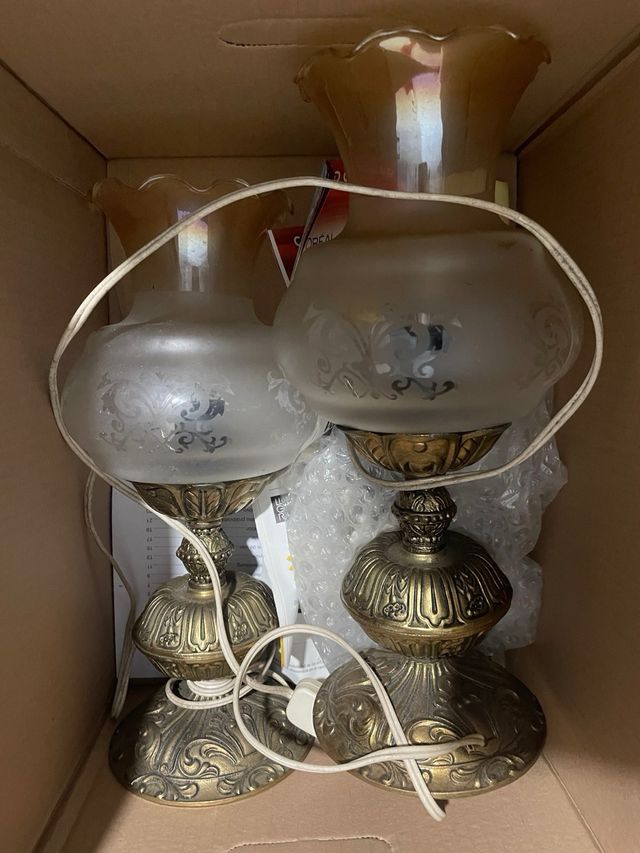 Lampara de mesa antigua