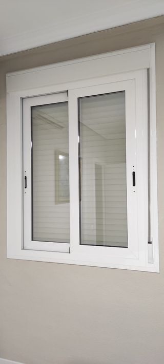 Ventana corredera de aluminio rotura 