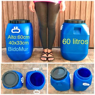 Pack de 3 bidones de 60 litros