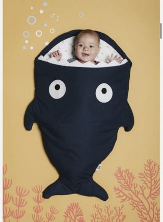 Saco de dormir tirubón Baby bites azul marino