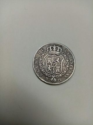 Moneda de plata 4 reales