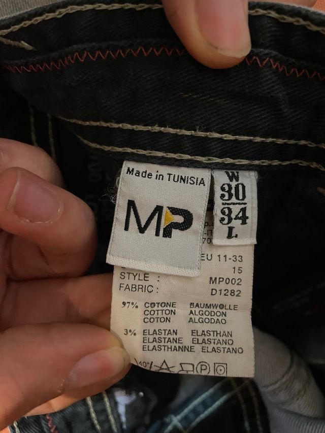 Jeans grigio slim fit meltinpot taglia S