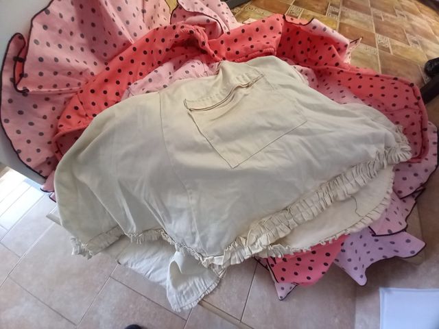 Traje flamenca de feria coral