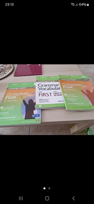 First  certificate English