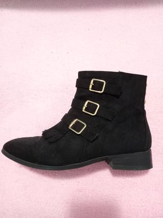 Botines terciopelo 