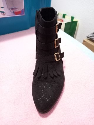 Botines terciopelo 
