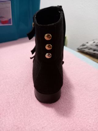Botines terciopelo 
