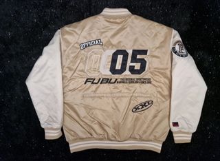 FUBU College Shiny Varsity Jacket