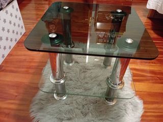 Mesa de cristal salon