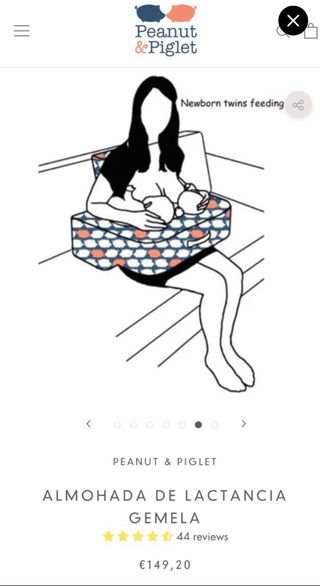Cojin lactancia gemelar