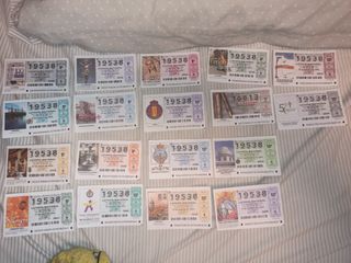 LOTE DECIMOS LOTERIA NACIONAL 2003