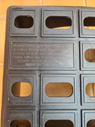 Escalón autocaravana