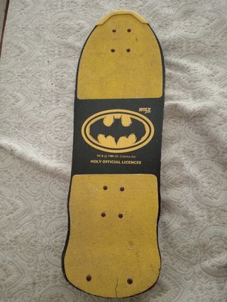 Monopatín Batman 1989 DC comics  skate retro