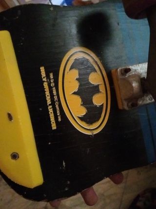 Monopatín Batman 1989 DC comics  skate retro