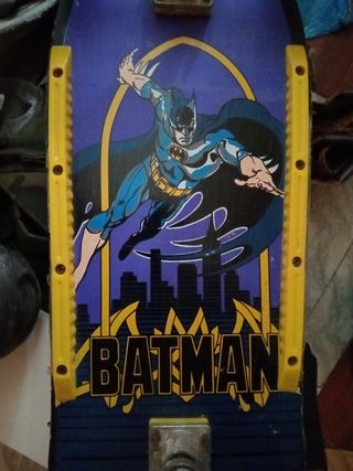 Monopatín Batman 1989 DC comics  skate retro