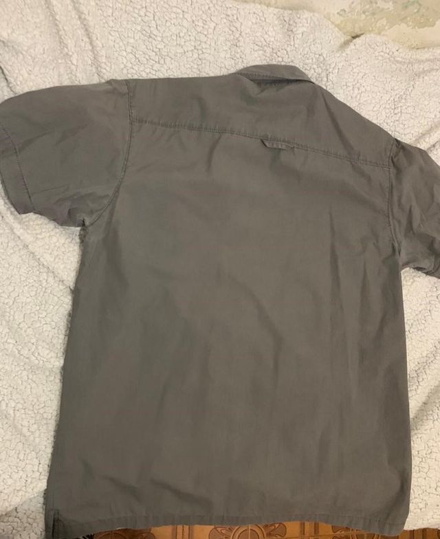 Camicia da Uomo Grigio Taglia L