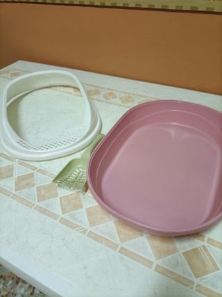 COMEDERO, BEBEDERO Y ARENERO