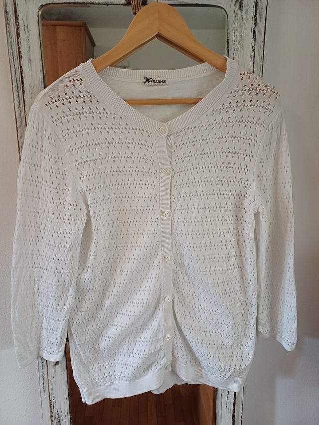 Cardigan traforato 