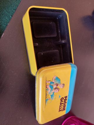 Scatola latta carte francesi vintage