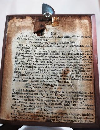 Pareja de cuadros antiguos.